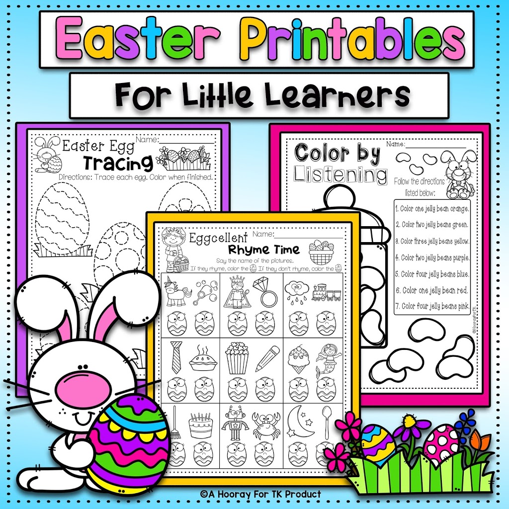 Easter No Prep Printables - Managing Munchkins