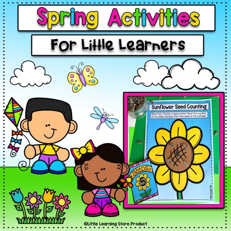 Spring Activities for Preschool, PreK, and Transitional Kindergarten