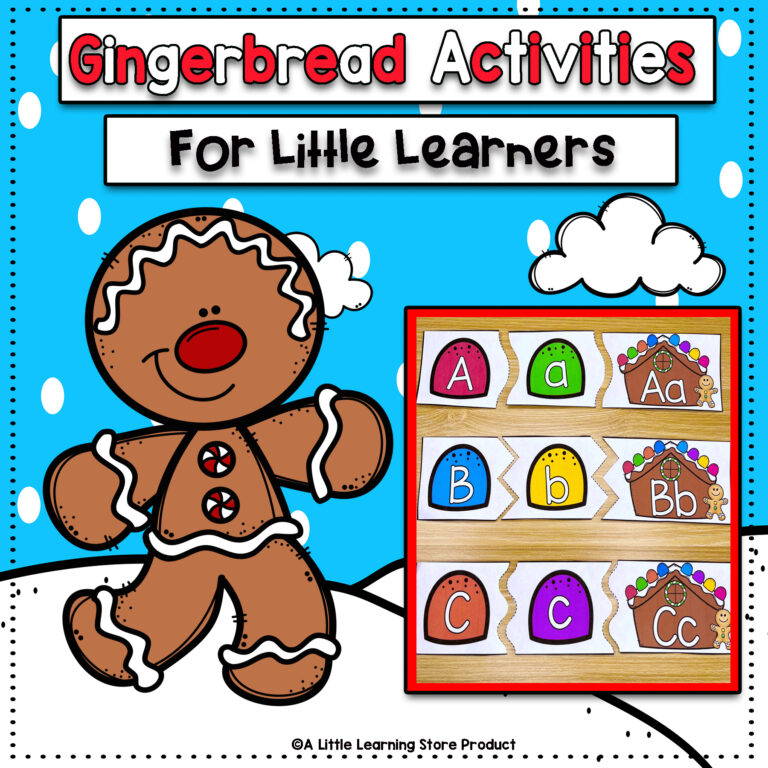 Gingerbread Man Activities for Preschool
