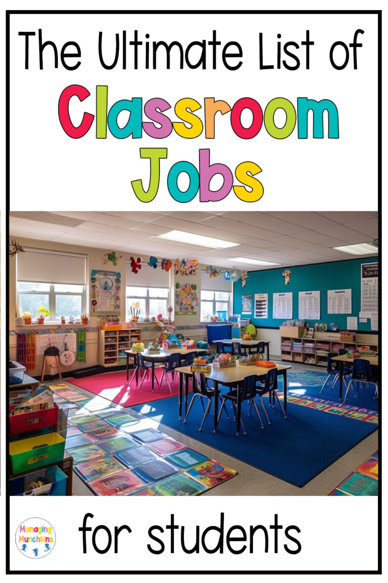 The Ultimate List of Classroom Jobs for Students