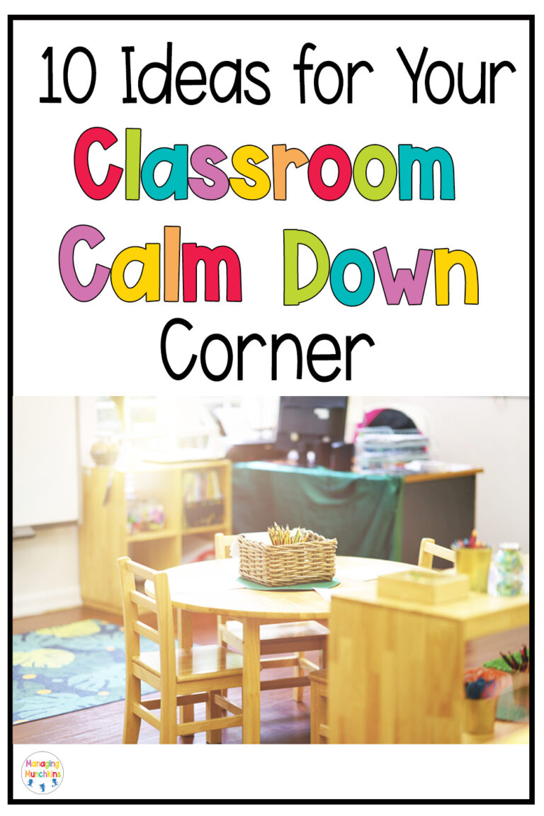10 Ideas for Your Classroom Calm Down Corner
