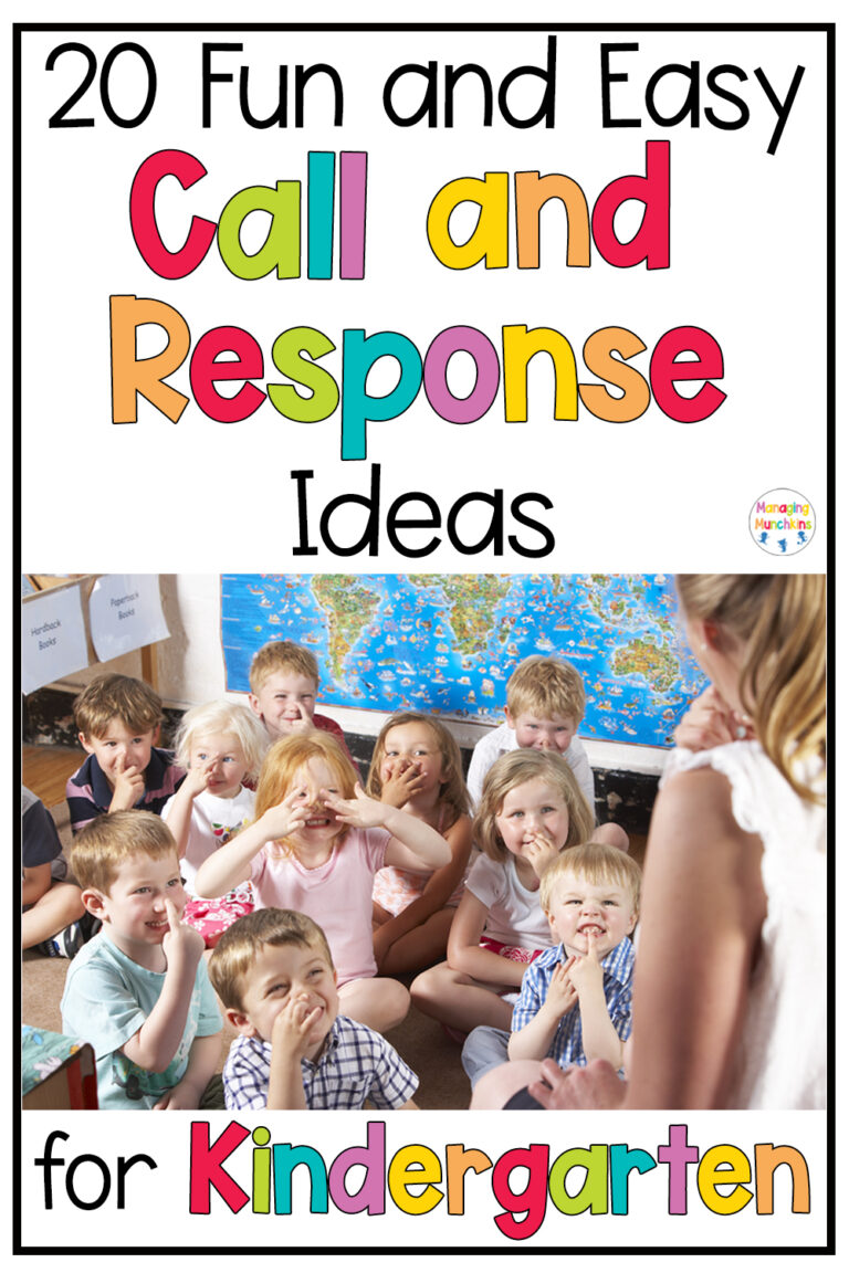 20 Fun and Easy Call and Response Ideas for the Kindergarten Classroom