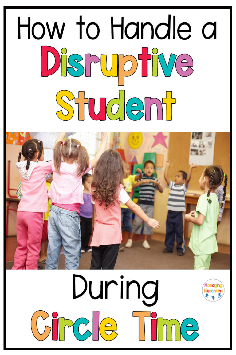 Top Tips for Handling a Disruptive Student During Circle Time