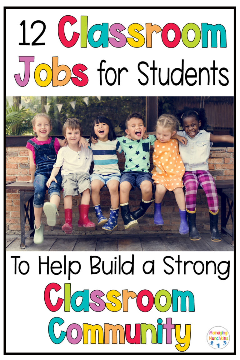 12 Classroom Jobs for Students to Help Build a Strong Classroom Community