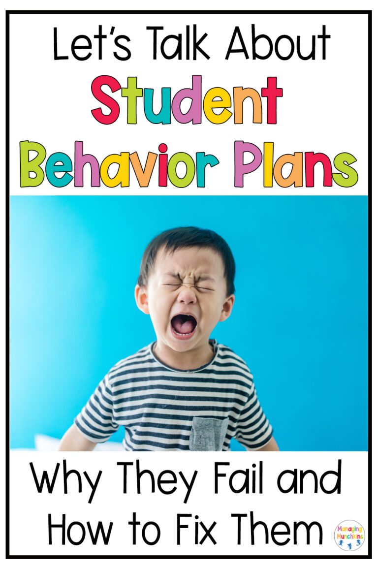 Let’s Talk about a Student Behavior Plan: Why They fail and How to Fix Them