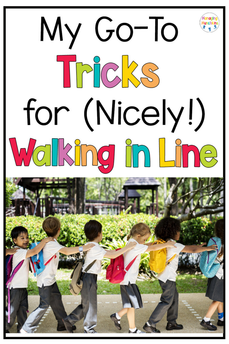 My Go-To Tricks for (Nicely!) Walking in Line