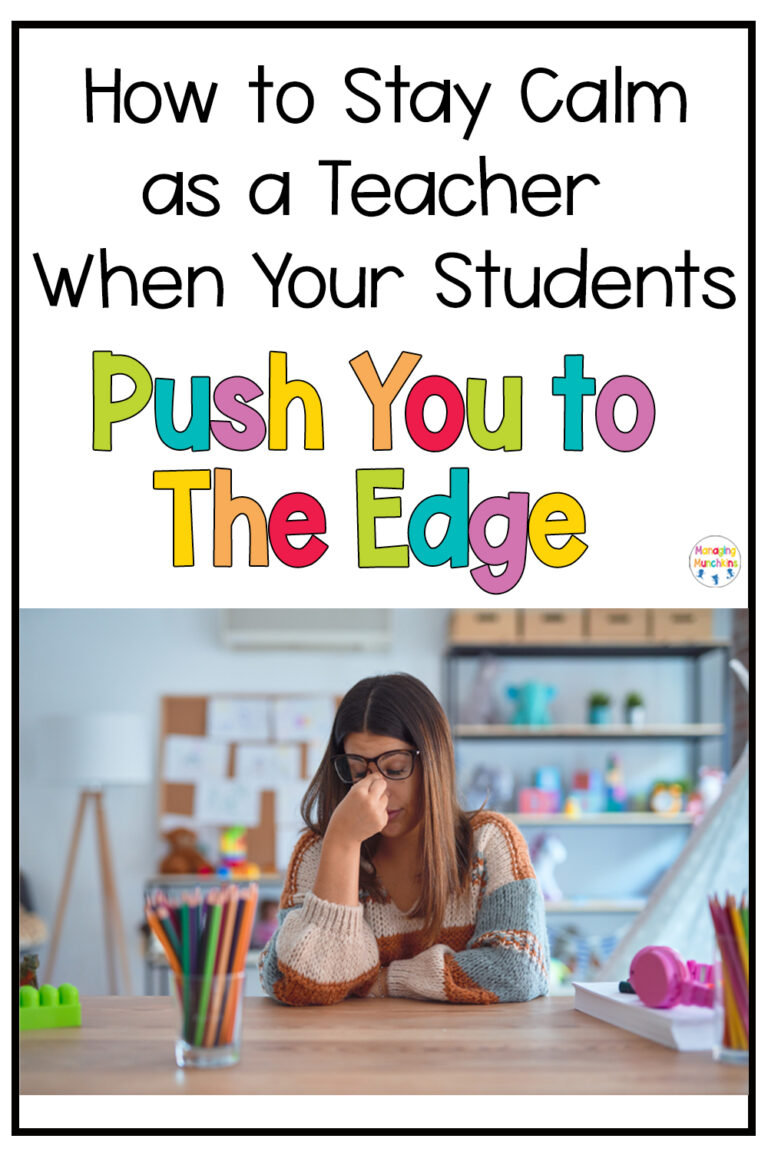 How to Stay Calm as a Teacher During Challenging Moments