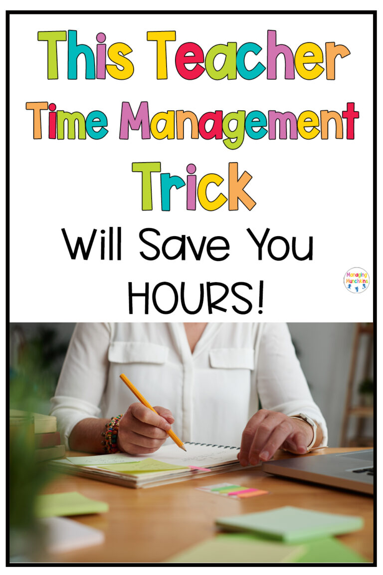 This Teacher Time Management Trick Will Save You Hours